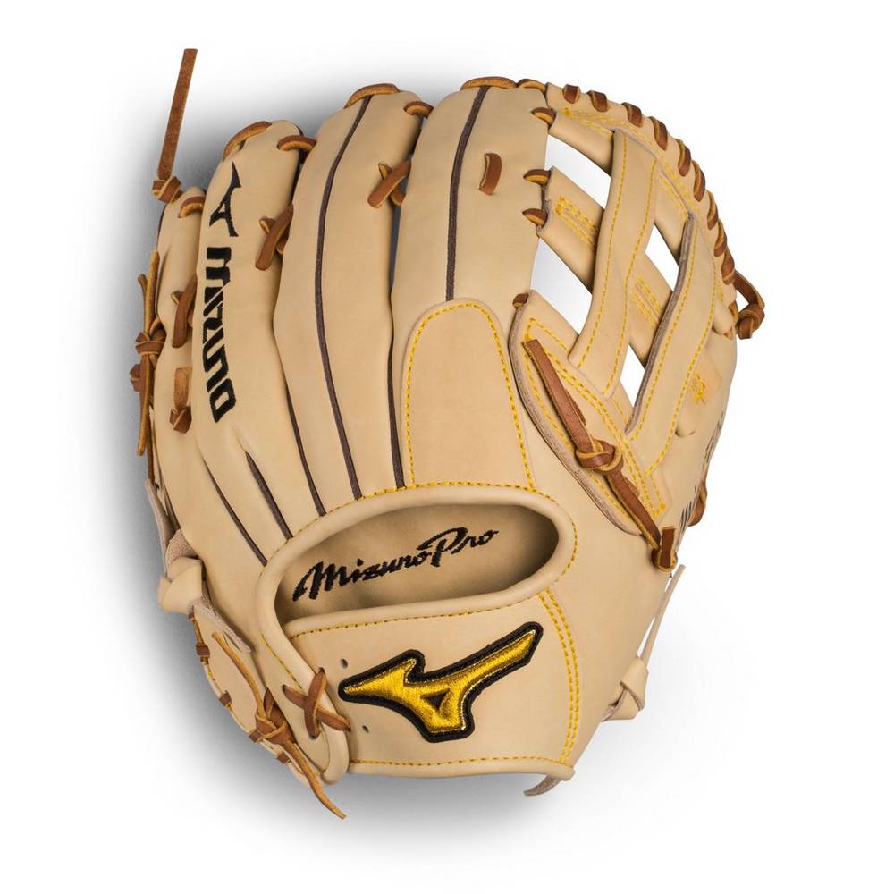 Mens Mizuno Pro Outfield 12.75" - Deep Pocket Baseball Gloves Brown Philippines (SDFGBO016)